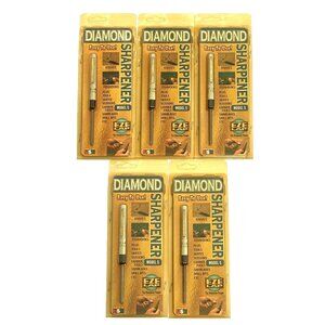 EZE-LAP LOT OF 5 Pocket Diamond Sharpeners 2.25" Model S USA NEW Package Blemish